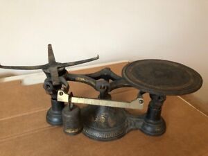 Antique Vintage Fairbanks 3 Side By Side Weight Scale