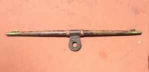 Antique Handmade Wood Leather Brass Horse Carriage Harness Part 38 