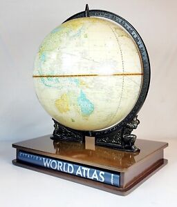 Cram S Imperial World Globe Atlas Holding Up 12 World Map Late 90s Early 00 