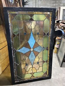 Mar 4 24 Antique Stained Glass Transom Window 28 5 X 48 5 