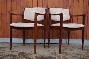 60er Chair Vintage Armchair Walnut Recliner Chair Desk Chair Danish 1 2