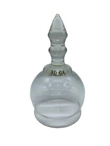Glass Dome Bell Jar Apothecary Cloche Display Watch Cover Top Lid Retro