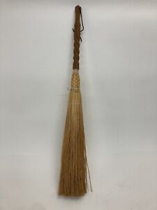 Vintage Berea College Art Craft Student Hearth Broom Wood Handle Handmade