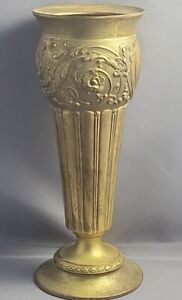 Art Nouveau Jb 1468 Jennings Bros Golden Poppy Vase