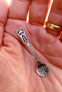 Solid 925 Sterling Silver Mini Spoon Small Spoon For Baby Sugar Serving Spoon