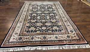 Indo Per Sian Bidjar Rug 6x10 Vintage Handmade Wool Carpet Allover Pattern