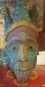 Antique Himalayan Kali Mask