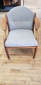 Mid Century Danish Modern Adrian Pearsall Craft Associates Lounge Chair 2249 C