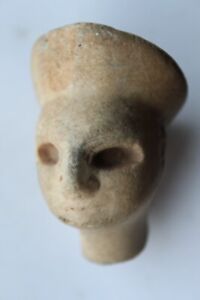 Ancient Alabaster Head 2800 Bc