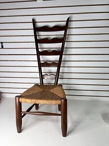 Beautiful Rare 1942 Vintage Fireside Ladder Chair By Gio Ponti Made Italy