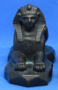 Bronze Vintage Victorian Antique Egyptian Sphinx Figurine Ornament