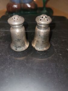 Antique Gorham Sterling Mini Salt Pepper Shakers A3136 Free Shipping 
