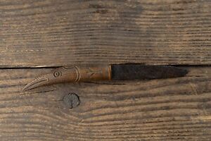 Viking Knife C 9th 11th Century Unique Medieval Artifact Odin S Raven Algiz