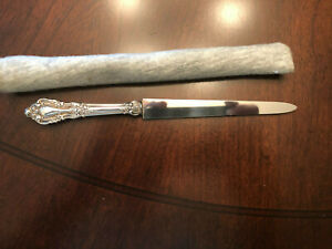 Letter Opener Sterling Silver Pattern Unidentified 8 Inches Long Art Nouveau