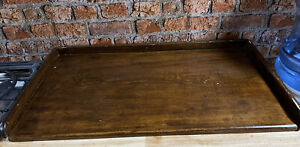 Antique Pine Noodle Board With Backsplashes