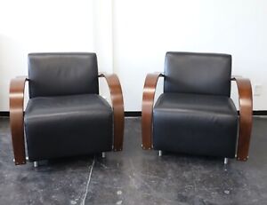 Pair Of Art Deco Mcm Style Spirit Chairs By Brian Kane For Nienkamper