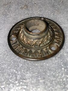 Antique Norwich Rosette Eastlake Ornate Brass
