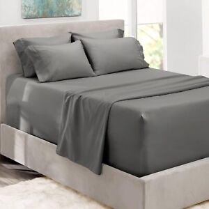Hearth Harbor Bed Sheets Extra Deep Pockets Fits Mattress Up To 21 Inces