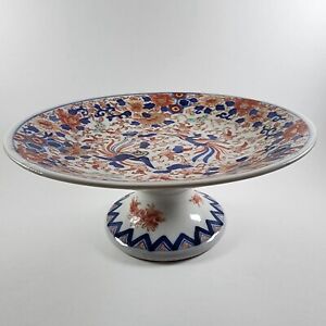 Antique Japanese Imari Porcelain Footed Bowl