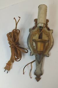 Vintage Riddle Co Design Light Fixture Sconce Electric Great Restoration Piece