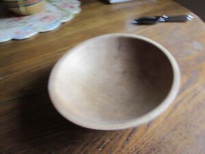 Old Wooden Dough Bowl Primitive Americana Decor Not A Reproduction