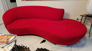 Vintage Cloud Serpentine Sofa Styled After Vladimir Kagan