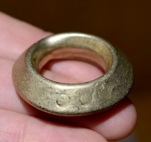 Antique Ethiopian Handmade Solid Tribal Wedding Ring Size 8 Ethiopia Africa