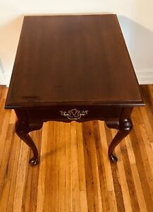 Mid Century Cherry Bassett Furniture End Table Side Table