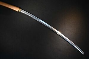 Katana Japanese Antique Sword 76 4cm Blade Mumei Nanbokucho Era Shirasaya