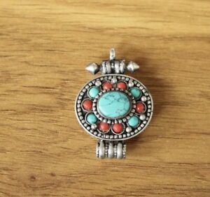 Tibetan Gau Jewelry Box Pendant