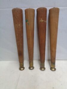  4 Restore 1950 1960 Wooden Legs Danish Table Or Stand Vintage Used 10 Modern