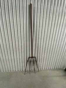 Primitive Antique Wooden Metal Hay Fork