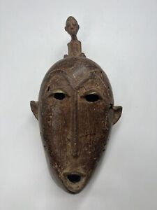 9 Rare Beautiful Antique Dogon Tribe Bronze Mask Mali Africa