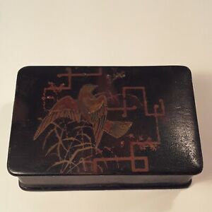 Antique Japanese Edo Period Lacquer Box