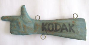 Kodak Hand Direction Advertisement Trade Sign