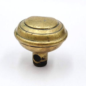 Vintage Single Brass Doorknob Salvage Door Hardware 2 25 Dented