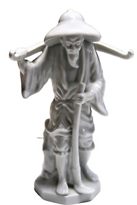 Vintage Genuine Bone China Man White Porcelain Figurine Statue