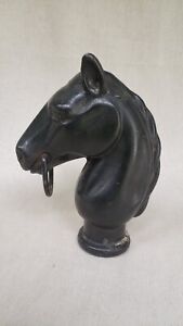 Antique Horse Head Hitching Post Topper 11 