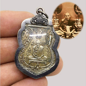 First Coin Luang Phor Klan Thai Amulets Wat Phra Yat Silver Year 2469 B E Rare
