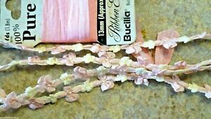 18 Antique All Silk Rococo French Buds Trim For Bisque Mignonette Doll Dress