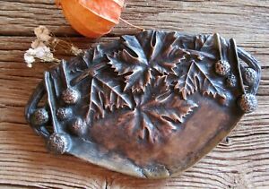 Lovely Art Nouveau French Bronze Tray Early Xx Th C 