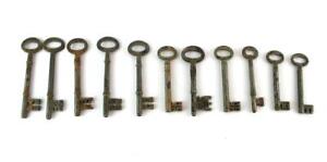 Job Lot 11 Large Old Vintage Antique Keys 4 75 3 