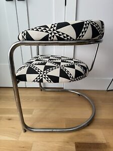 Mid Century Modern Cantilevered Chrome Chair By Anton Lorenz Great Condition