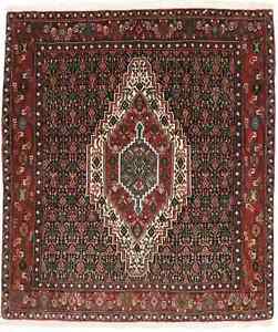 One Of A Kind Floral Design Handmade 4x5 Bidjar Oriental Rug Plush Decor Carpet