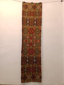 Antique Hand Woven Swedish Scandinavian Skane Weaving Circa 1900 6 9 1 8 Feet