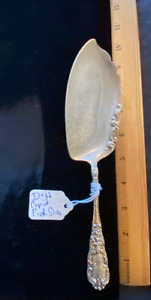 Cupid By D H All Sterling Silver Fish Slice 1880 S Monogrammed Rare To Find