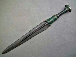 Rare Ancient 1200 800 B C North Western Asiatic Lurystan Bronze Sword Dagger