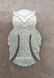 Vintage Sterling Silver Reed Barton Owl Bookmark