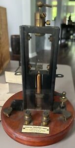 Antique Measuring Instrument L E Knott Apparatus Co Galvanometer Rarity 1906 