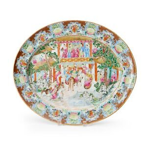 A Large Chinese Porcelain Platter Qianlong Period 18th Century